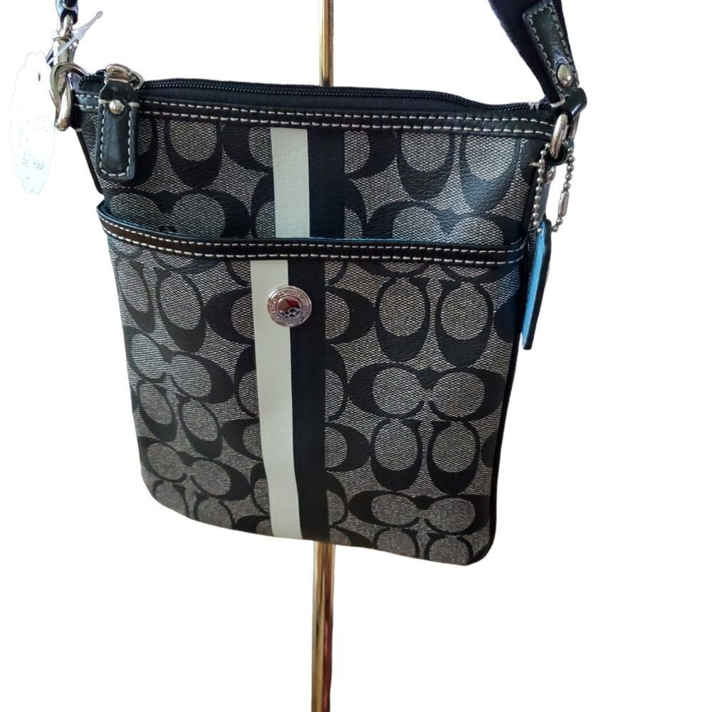 Authentic Coach logo crossbody